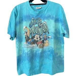 Vintage 90s Splash Mountain Disney Single Stitch Shirt Youth XL/ Adult Small